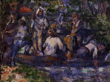 Paul Cezanne Painting - Dejando en el agua Paul Cezanne